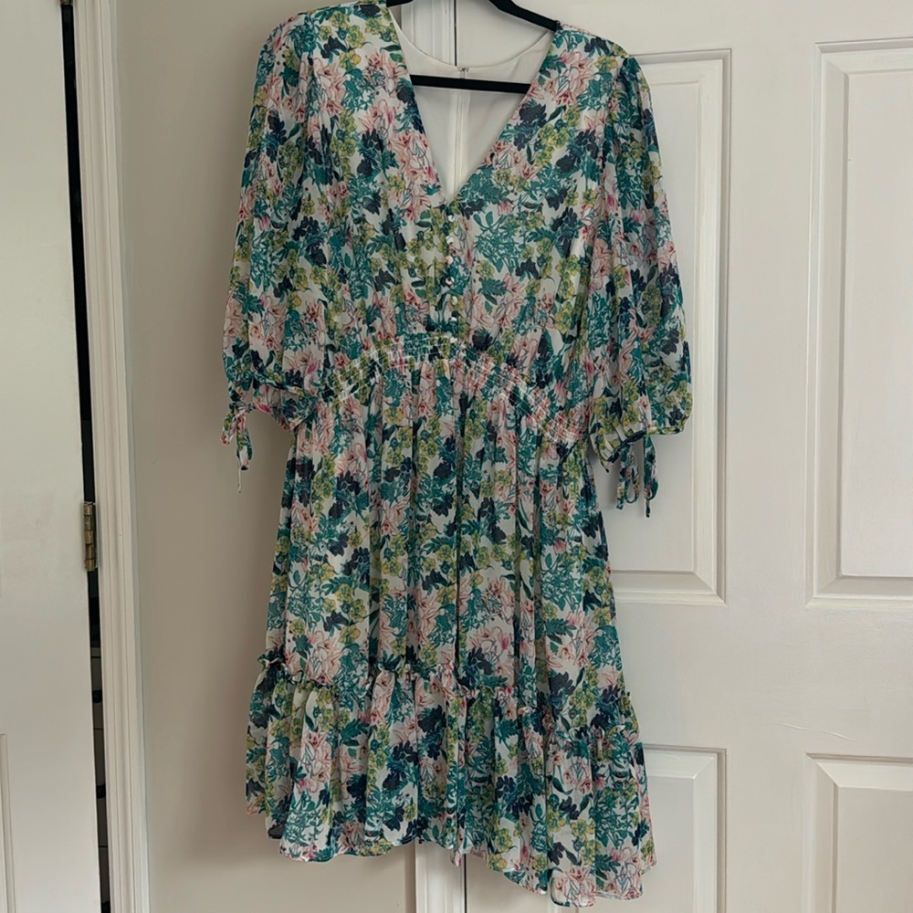 Floral Ruffle Dress